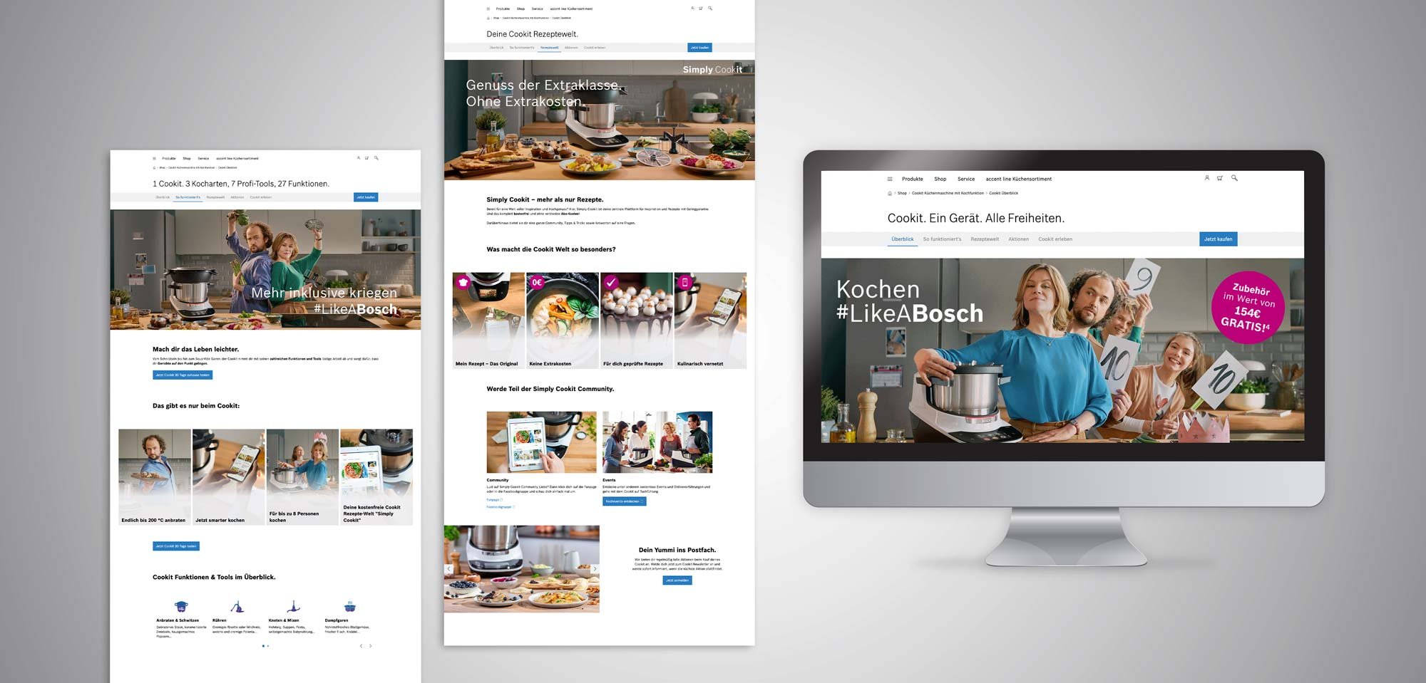 A/B Testing für den Bosch Cookit